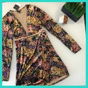 Top Shop Floral Wrap Dress